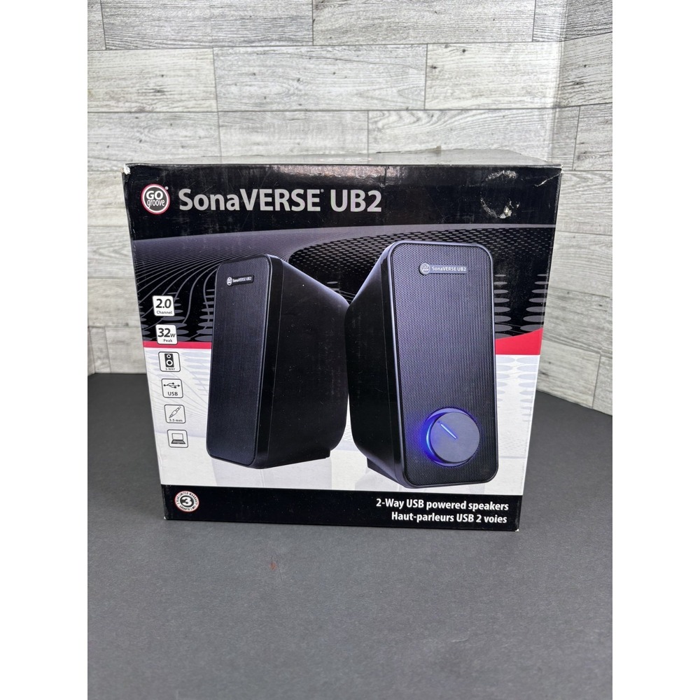 GOgroove Desktop Computer Speakers‎ for Laptop and PC - SonaVERSE 2